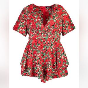 Boohoo curve romper